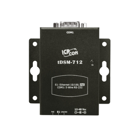 ICP DAS tDS712M Serial to Ethernet Device Server, 1 RS 232 port tDSM712
